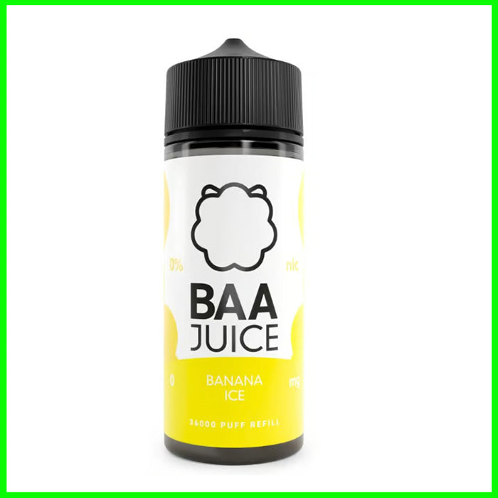 Banana Ice Baa Juice 100ml Short Fill