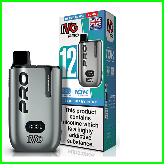 IVG Pro 12 Pod Vape - Blueberry Mint