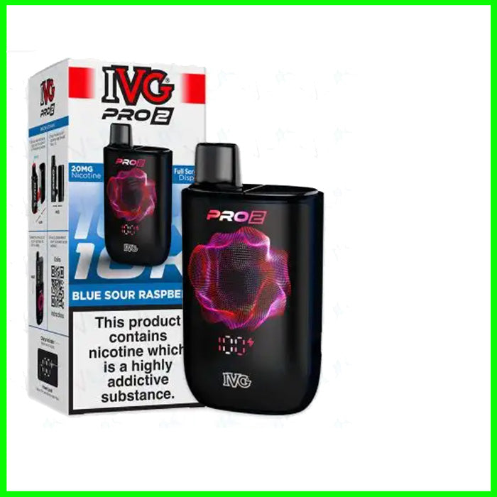 Blue Sour Raspberry IVG Pro 2 Prefilled Pod Kit