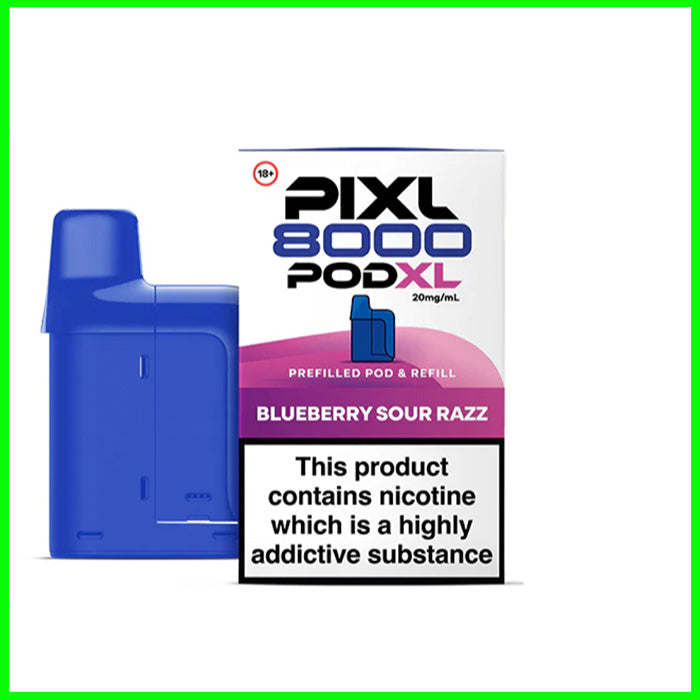 Blueberry Sour Razz Pixl 8000 Refill Pod