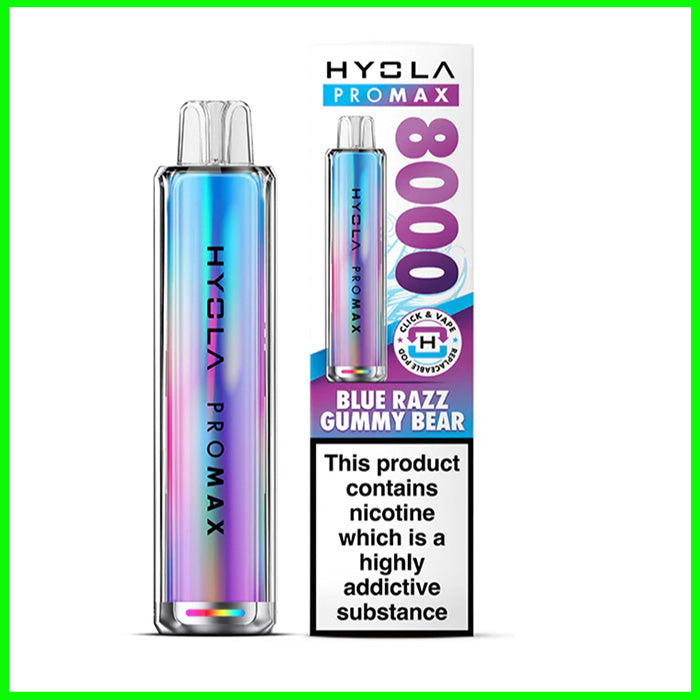 Blue Razz Gummy Bear Hyola Promax 8K Pod Kit
