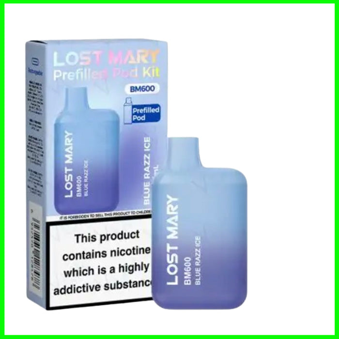 Blue Razz Ice Lost Mary Pod Kit