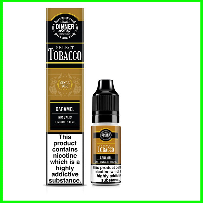 Dinner Lady Tobacco Nic Salts Caramel BOX