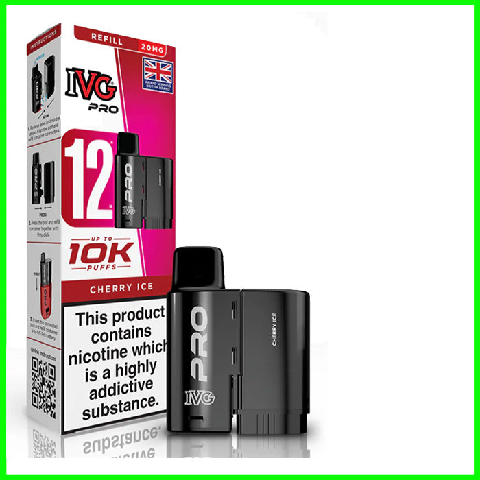 ivg pro 12 refill I VG | IVG Pro 12 2ml + 10ml Refill Pod | 10mg