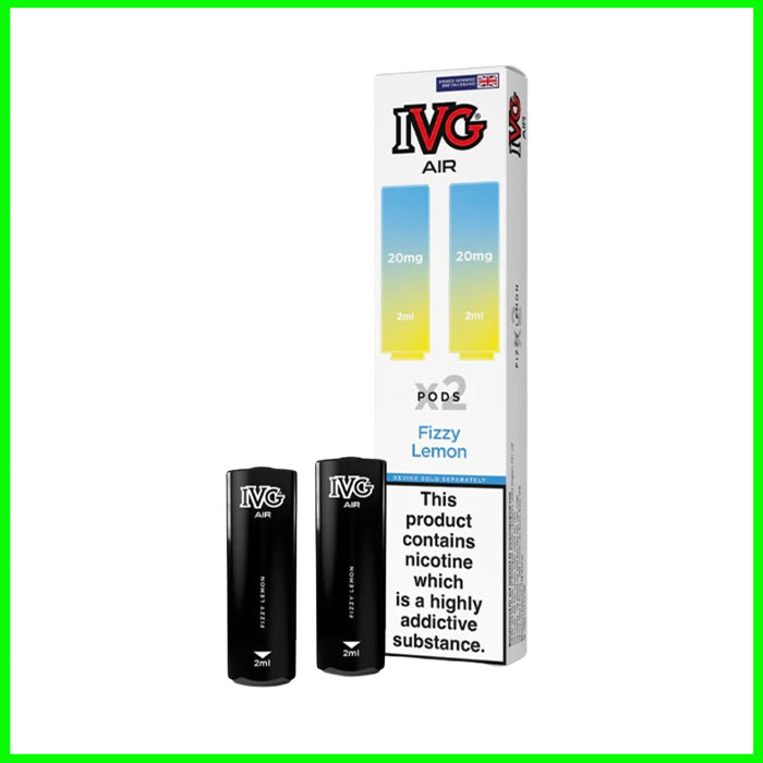 Fizzy Lemon IVG Air Replacement Pods  Vapourz Superstore