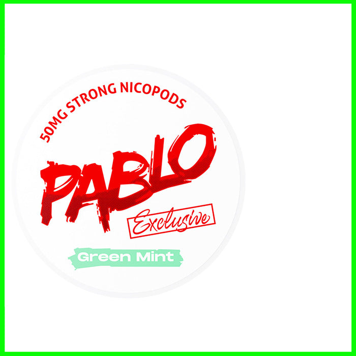 Green Mint Pablo Exclusive Nicotine Pouch