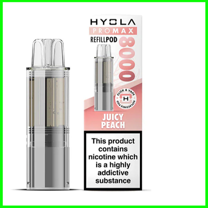 Juicy Peach Hyola Pro Max 8000 Refill Pod