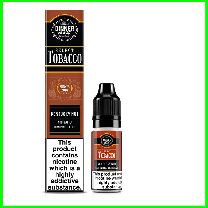 Dinner Lady Tobacco Nic Salts Kentucky Nut BOX