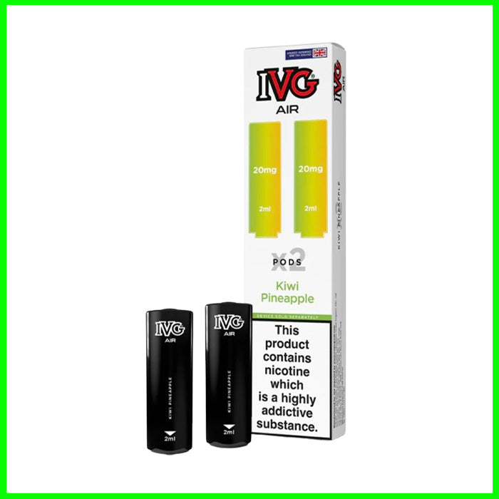 pods for ivg air Kiwi Pineapple IVG Air Replacement Pods – Vapourz Superstore