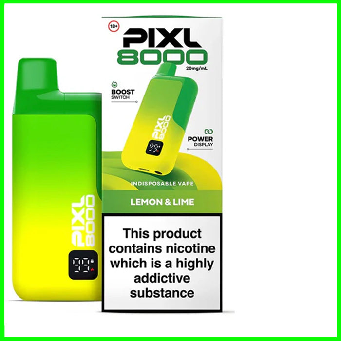 Lemon Lime Pixl 8000 Pod Kit