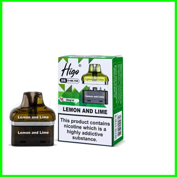 Lemon Lime Higo BB 4000 Pod