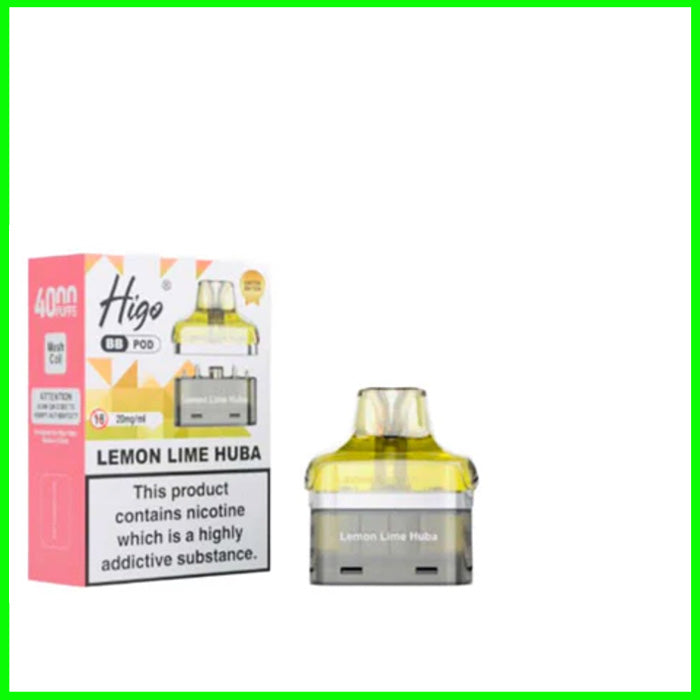 Lemon Lime Huba Higo BB 4000 Pod