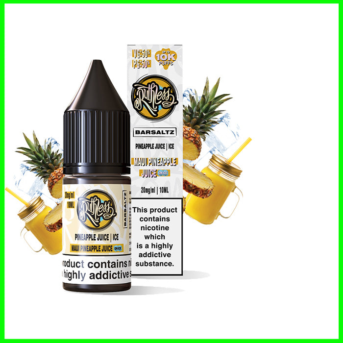 Maui Pineapple On Ice Ruthless Bar Saltz