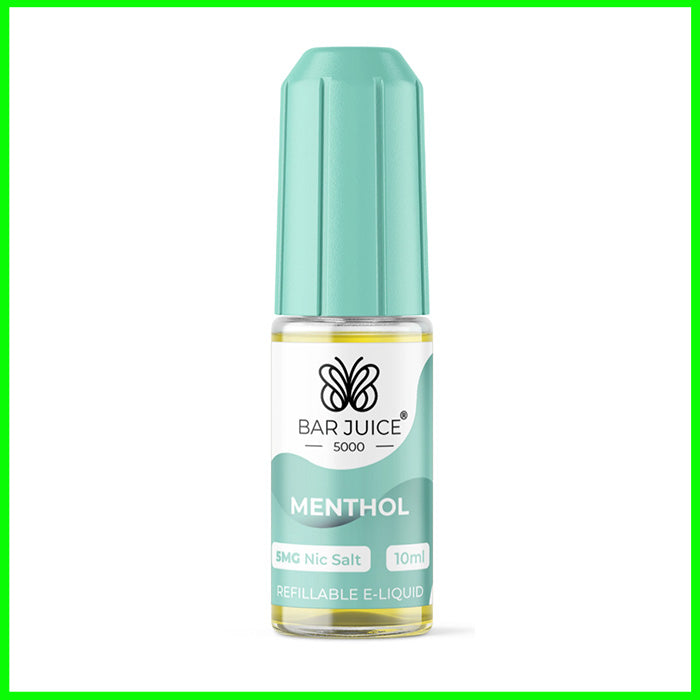 Menthol Bar Juice 5000 Nic Salt 10ml
