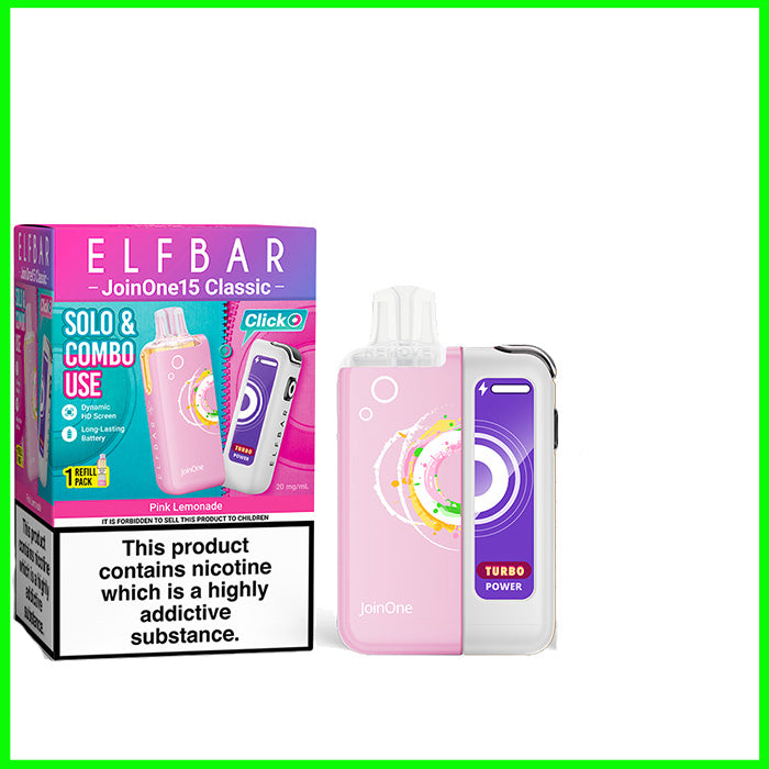 Elf Bar JoinOne15 Vape Kit - Pink Lemonade