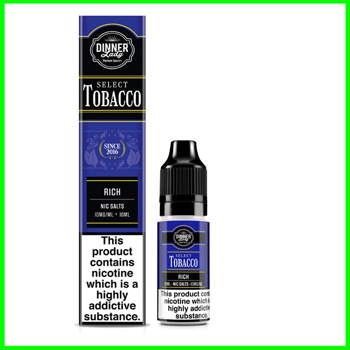 Dinner Lady Tobacco Nic Salts Rich BOX