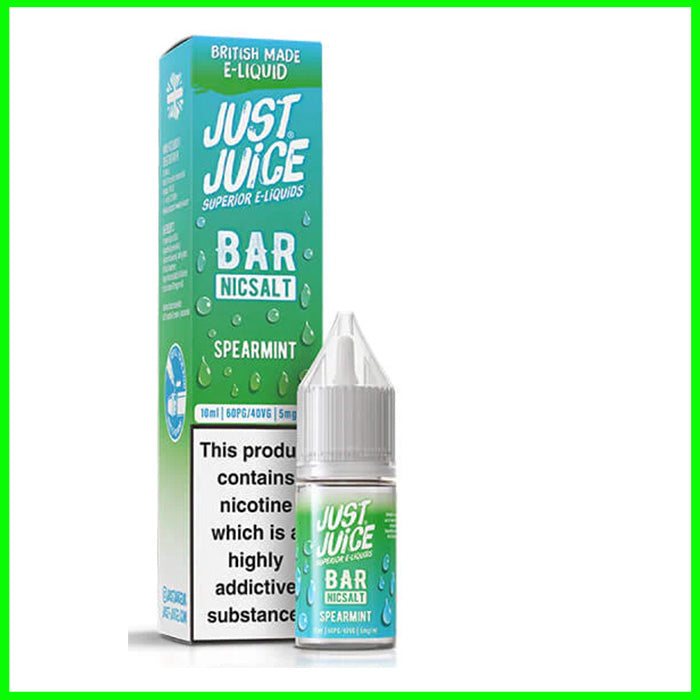 Just Juice E-Liquid Nic Salt - Spearmint Vapourz Superstore Just Juice E-Liquid Nic Salt - Spearmint Vapourz Superstore