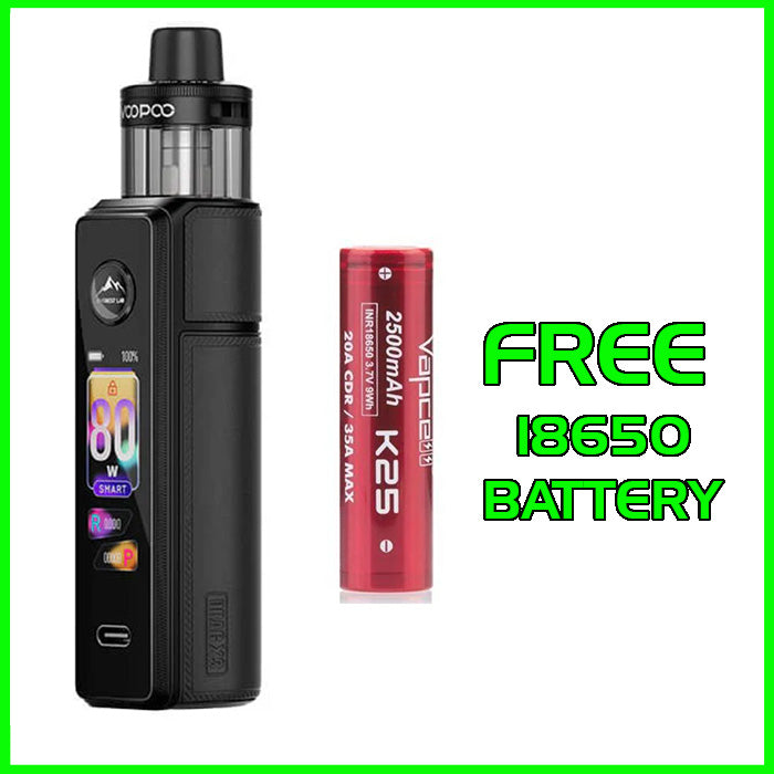 Voopoo Drag X3 Vape Kit - Spray Black