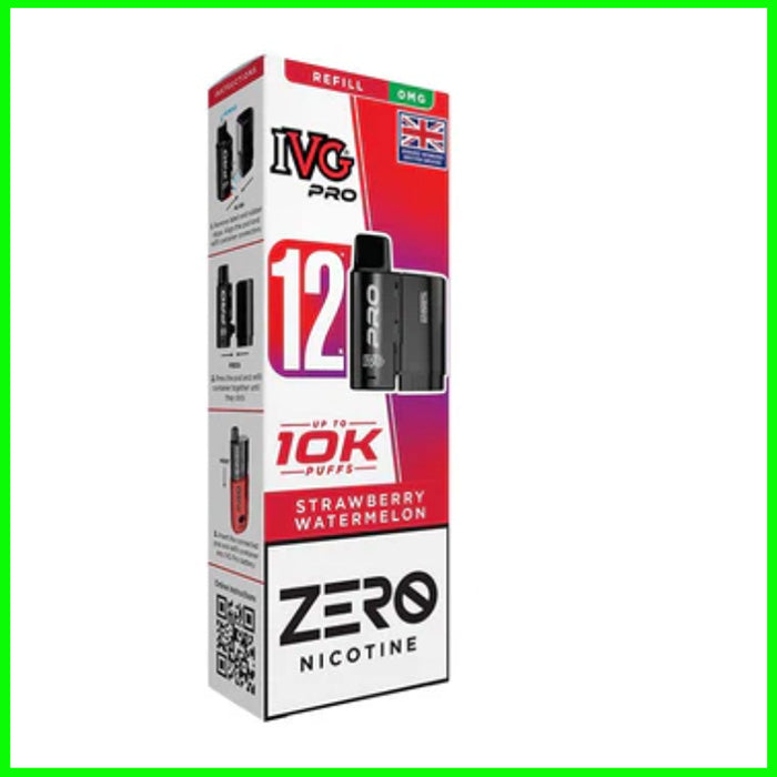 Strawberry Watermelon IVG Pro Pod Nicotine Free