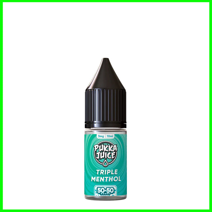 elfbar nachfüll pod läuft aus Triple Menthol Pukka 50/50 10ml – Vapourz Superstore