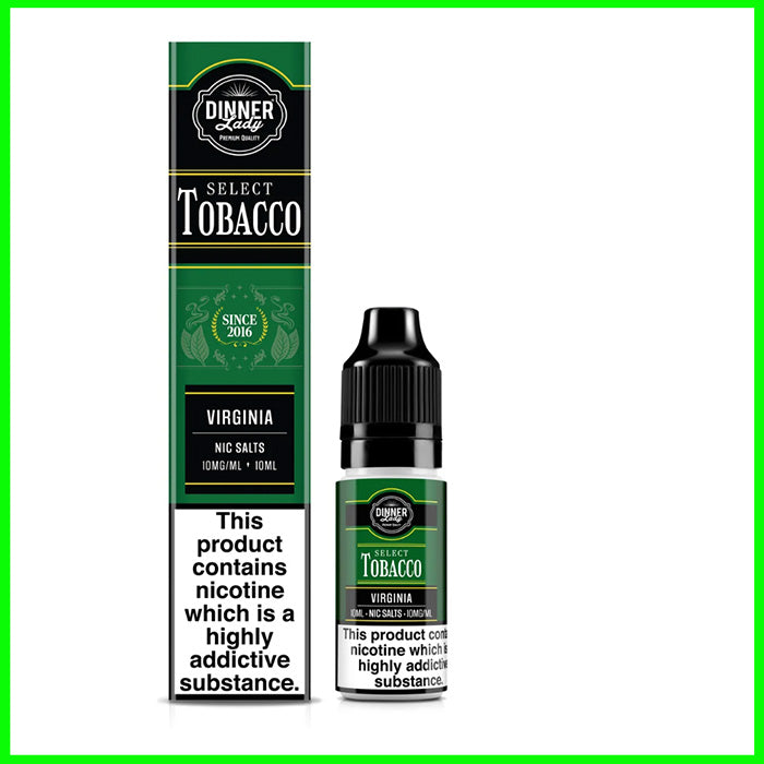 Dinner Lady Tobacco Nic Salts Virginia BOX
