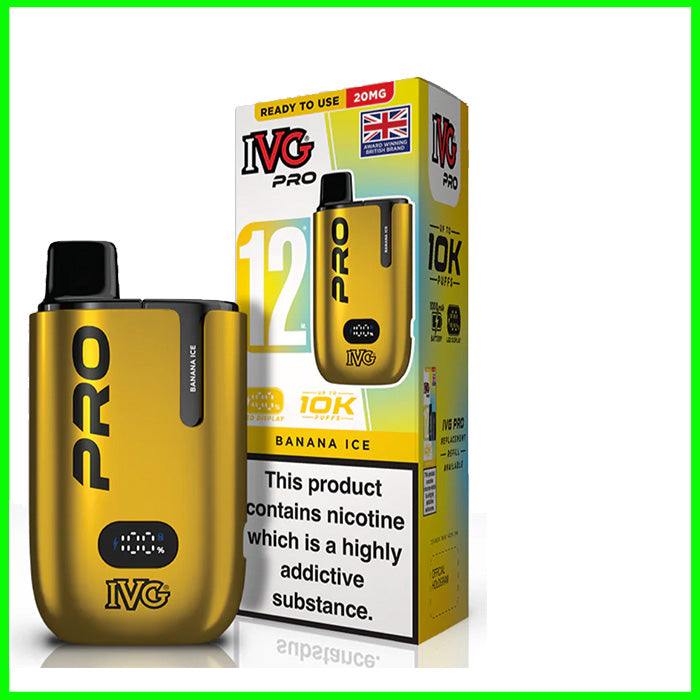 IVG Pro 12 Pod Vape - Banana Ice