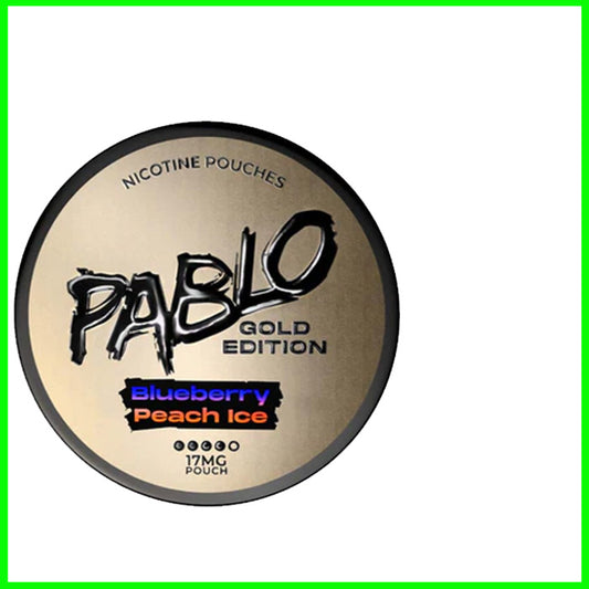 Pablo Gold Edition Nicotine Pouches - Blueberry Peach Ice