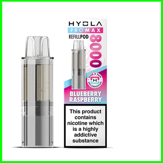 Blueberry Raspberry Hyola Pro Max 8000 Refill Pod