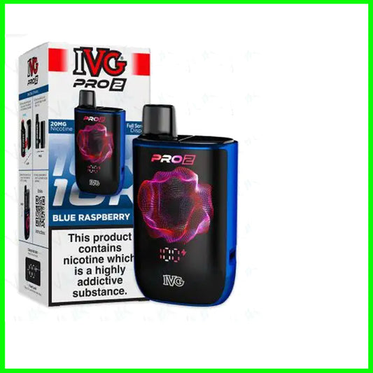 Blue Raspberry Ice IVG Pro 2 Prefilled Pod Kit