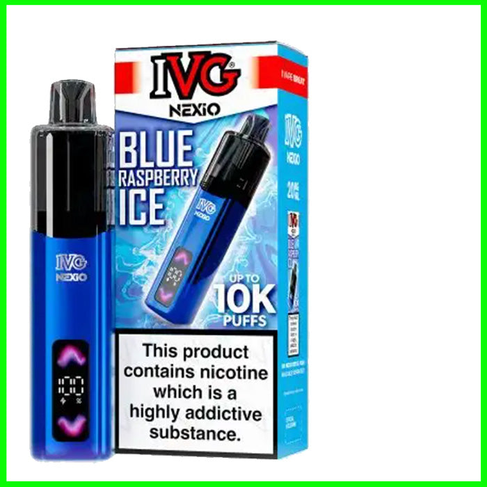 IVG Nexio 10K Pod Kit Blue Raspberry Ice