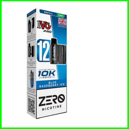 Blue Raspberry Ice IVG Pro Pod Nicotine Free