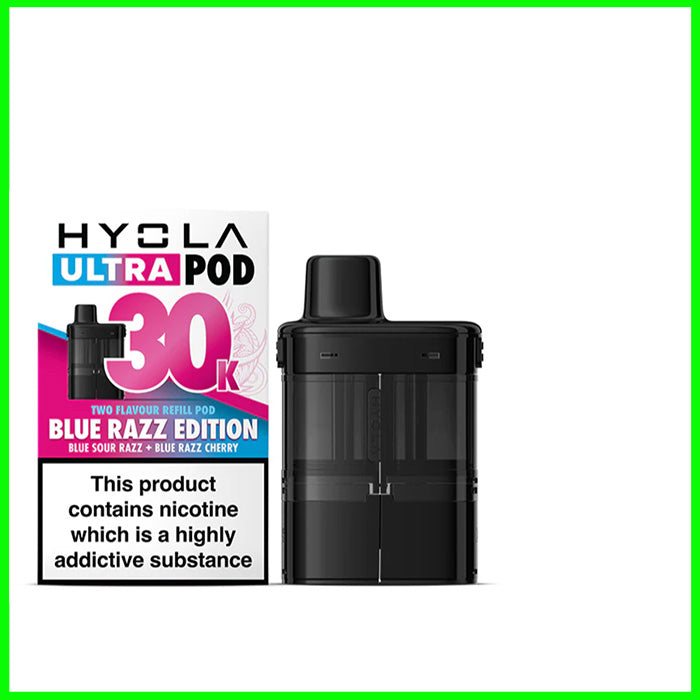 Blue Razz Edition Hyola Ultra 30K Refill Pods