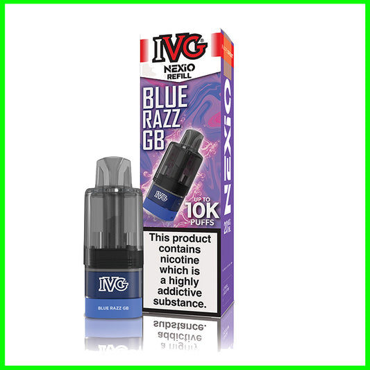 IVG Nexio 10K Refill Pod Blue Razz GB