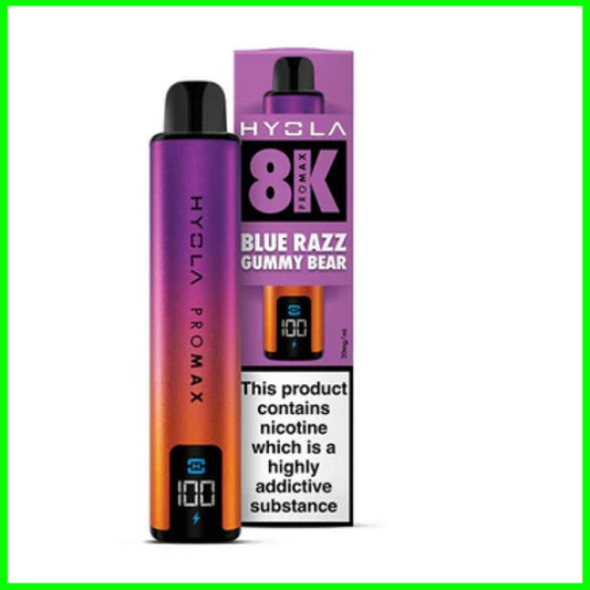 Hyola Pro Max 8K device - Blue Razz Gummy Bear