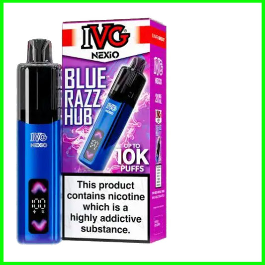 IVG Nexio 10k Pod Kit Blue Razz Hub