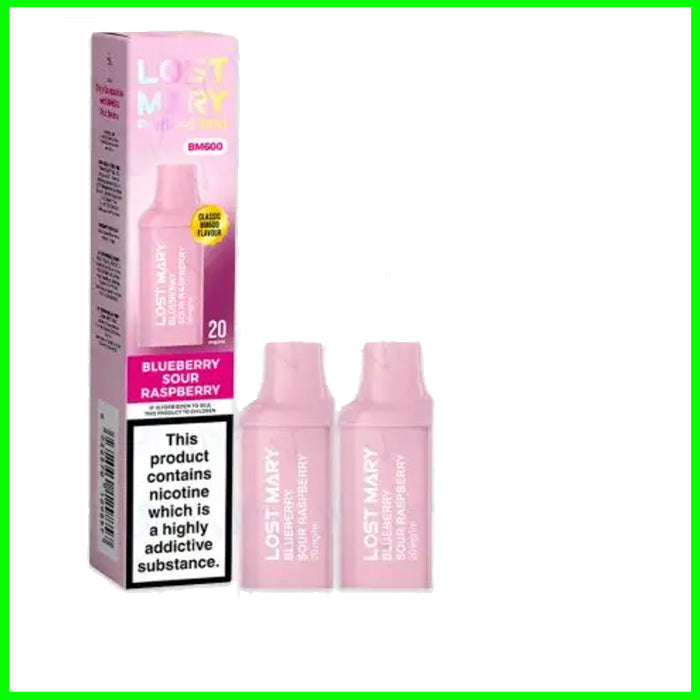 Blueberry Sour Raspberry BM600 Refill Pods