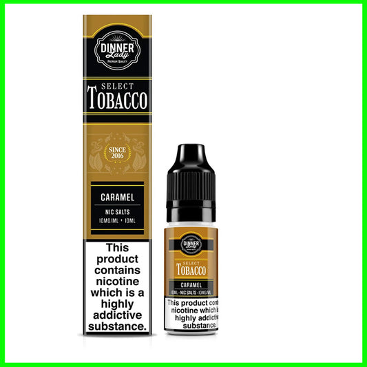 Dinner Lady Tobacco Nic Salts Caramel BOX