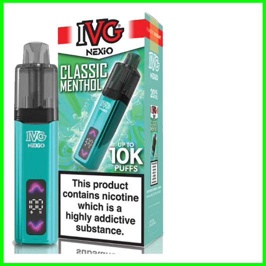 IVG Nexio 10k Pod Kit Classic Menthol