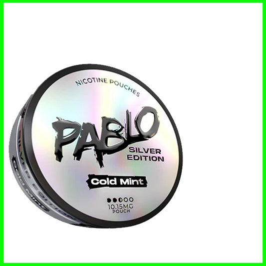 Pablo Silver Edition Nicotine Pouches 10MG - Cold Mint