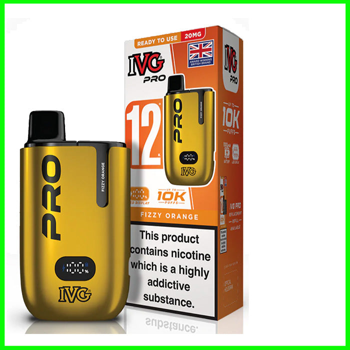 IVG Pro 12 Pod Vape - Fizzy Orange