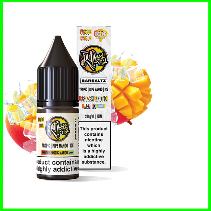 Frozen Exotic Mango On Ice Ruthless Bar Saltz