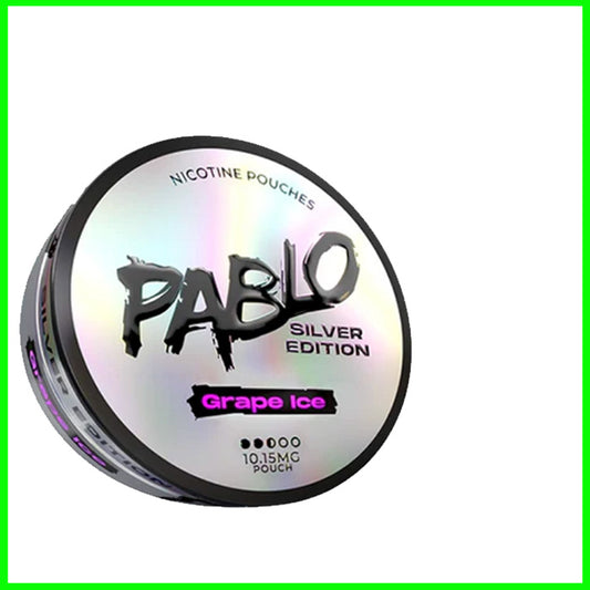 Pablo Silver Edition Nicotine Pouches 10MG - Grape Ice