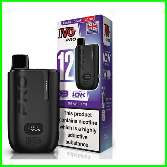 IVG Pro 12 Pod Vape - Grape Ice