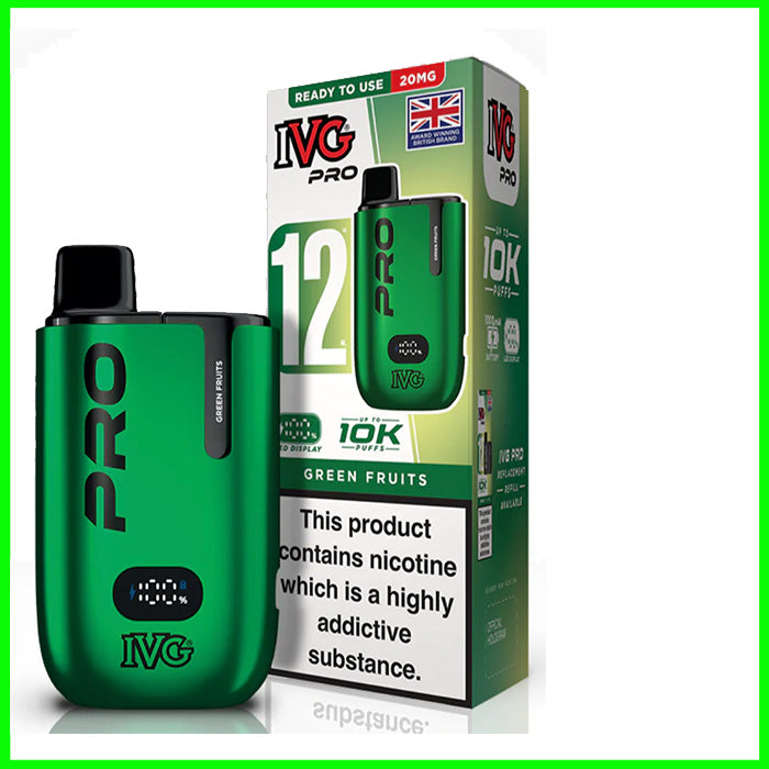 IVG Pro 12 Pod Vape - Green Fruits