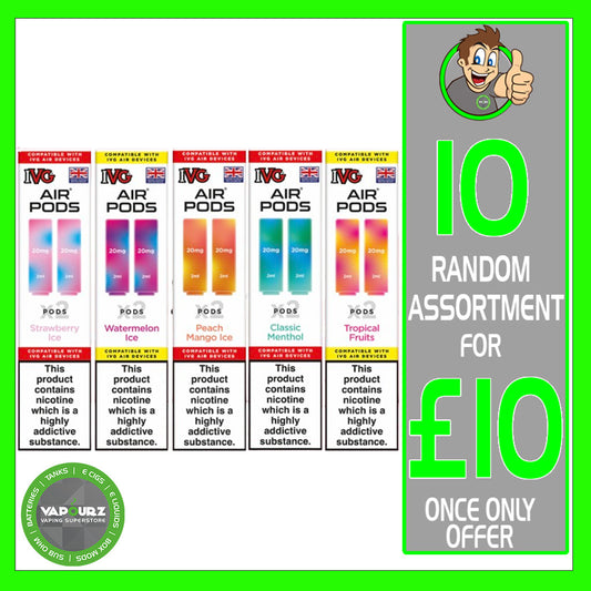IVG Air Pods 10 Random Assortments
