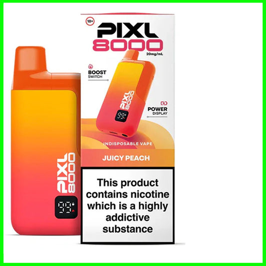Juicy Peach Pixl 8000 Pod Kit