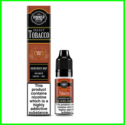 Dinner Lady Tobacco Nic Salts Kentucky Nut BOX