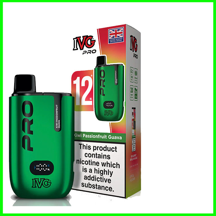 IVG Pro 12 Pod Vape -Kiwi Passionfruit Guava