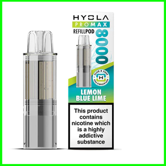 Lemon Blue Lime Hyola Pro Max 8000 Refill Pod