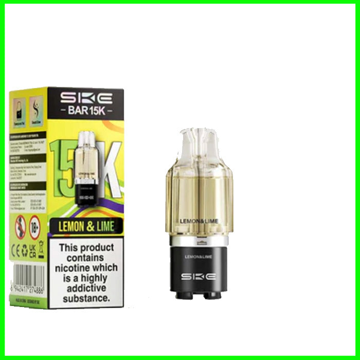 SKE Bar 15K Pre-filled Pod - Lemon Lime
